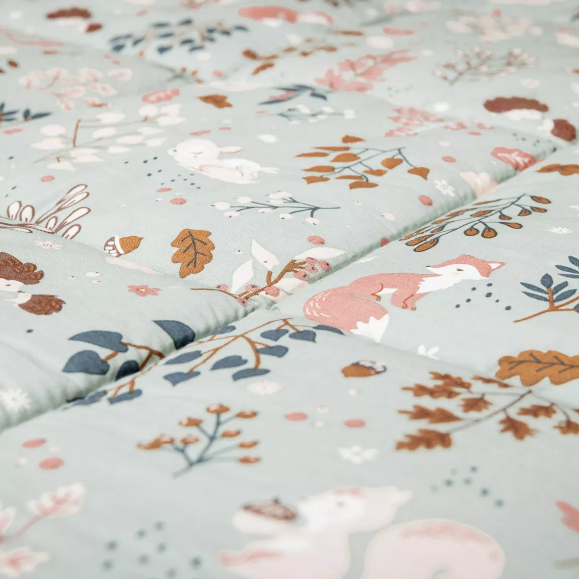 Couette imprimée enfant et sa taie d'oreiller (140 x 200 cm) Tamia Multicolore