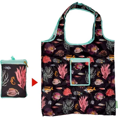 Die Spiegelburg Faltshopper Fische, dunkel - I love my Ocean