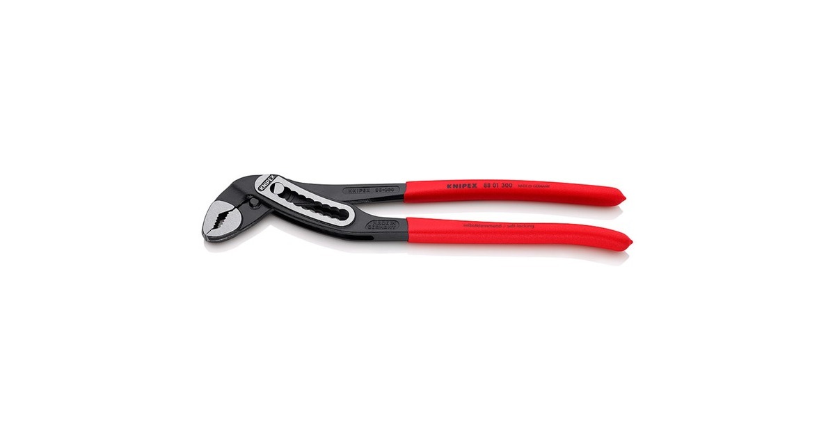 KNIPEXAlligator Waterpomptang 8801300 zweedse- / waterpomp-tang  (Rood, 300 mm)