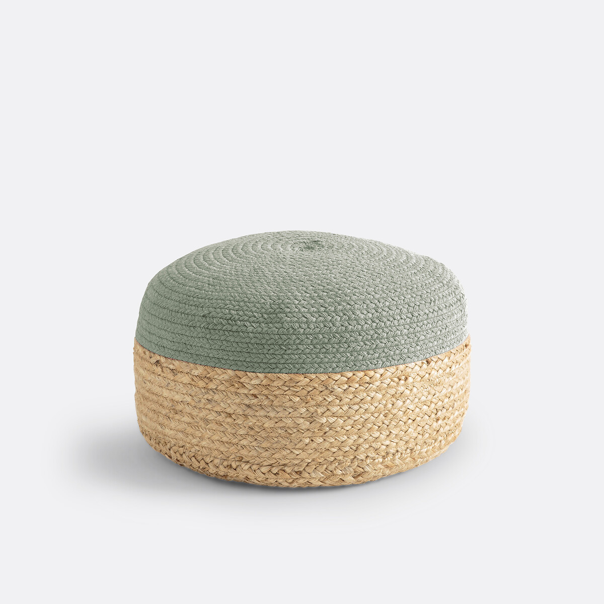 LA REDOUTE INTERIORS<br>Puff bicolor em juta Popayan