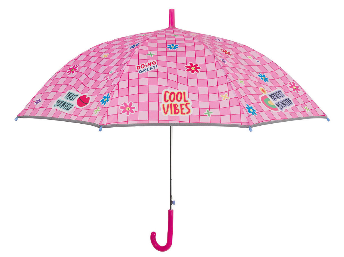 CHAPÉU CHUVA LONGO AUTOMÁTICO GOOD VIBES