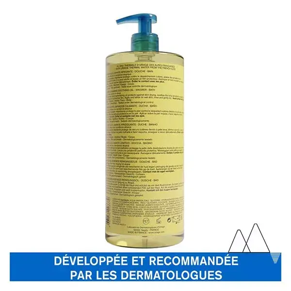 Uriage Xémose Óleo de Limpeza Corporal Suavizante para Pele Seca e Atópica 1L