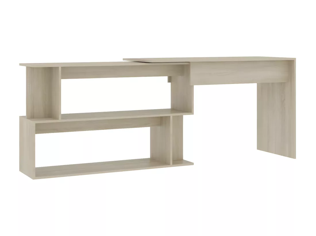 Bureau d'angle Chêne sonoma 200x50x76 cm Aggloméré