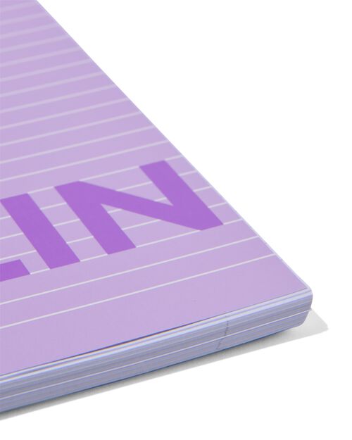 cahiers lilas A4 lignés - lot de 3