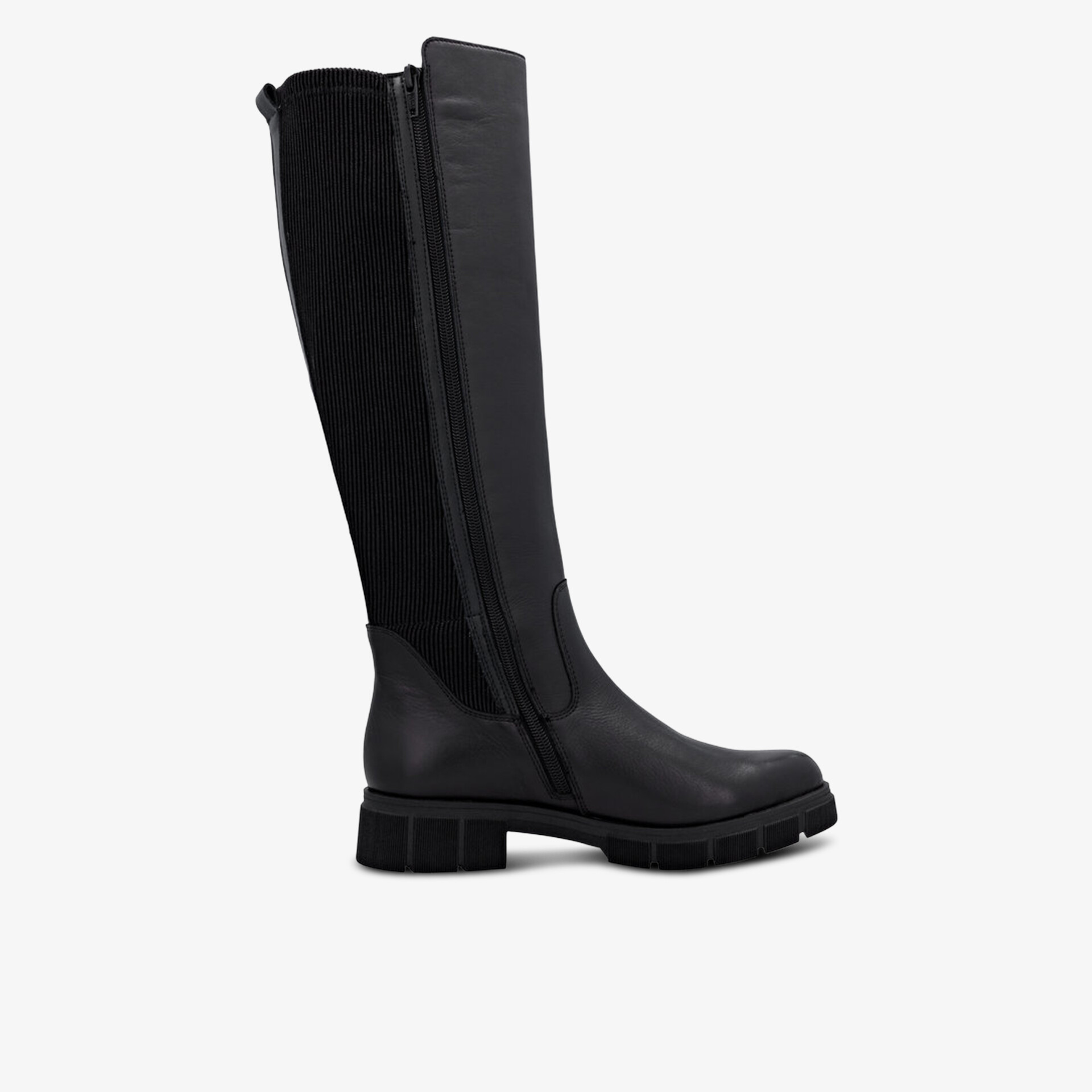 remonte Damen klassische Stiefel schwarz