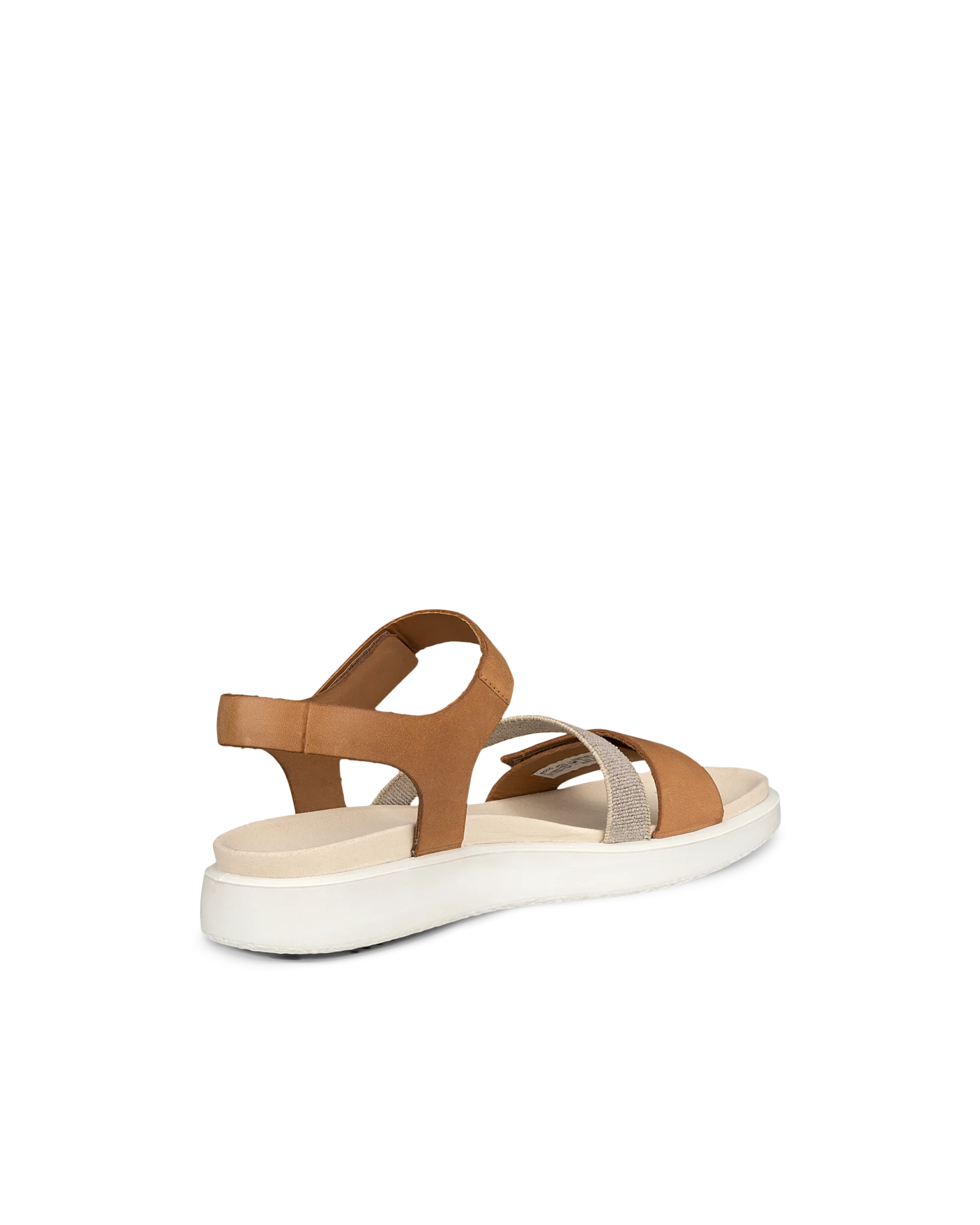 ECCO FLOWT W Damen Flache Nubuksandale Braun