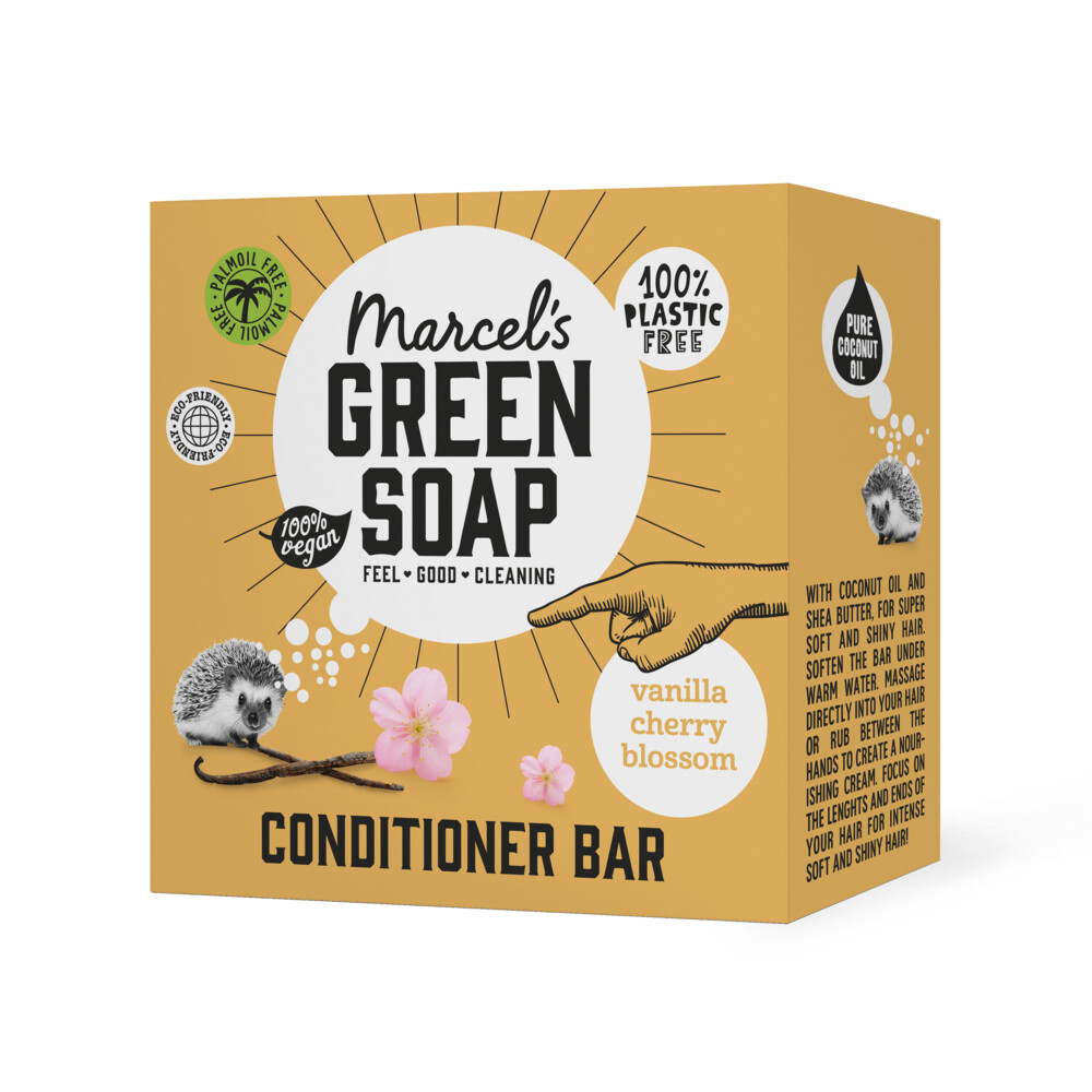 Marcel's Green Soap Conditioner Bar Vanilla & Cherry Blossom60 gr