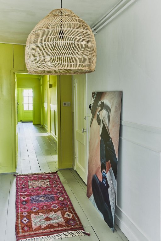 HKliving Wicker hanglamp medium naturel