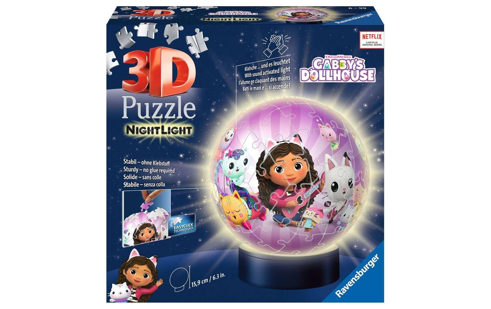Ravensburger 3D-Puzzle »Nachlicht Gabby's Dollhouse«