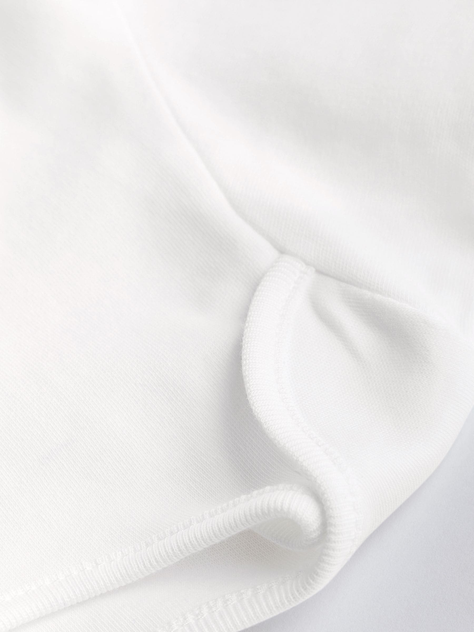 Wit - Essential rompertjes met lange mouwen