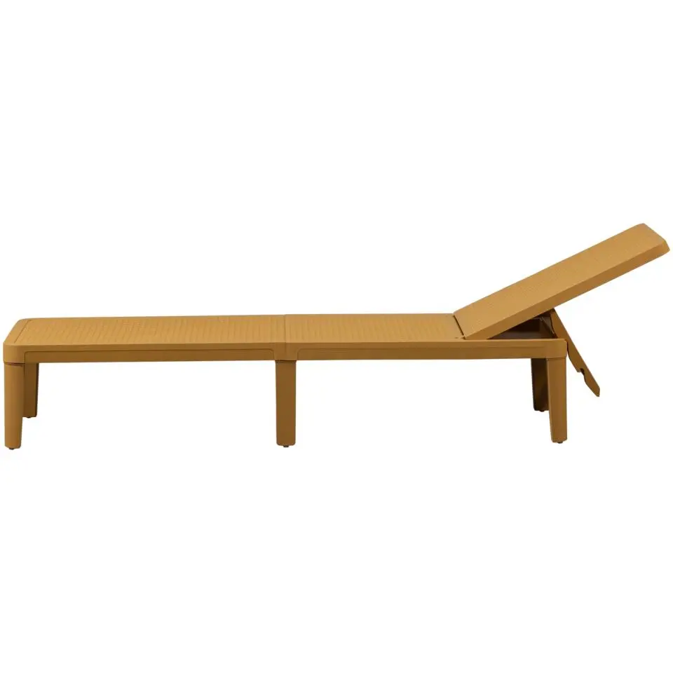 WOOOD Jinte Ligbed Tuin - Kunststof - Geel - 29x55x191