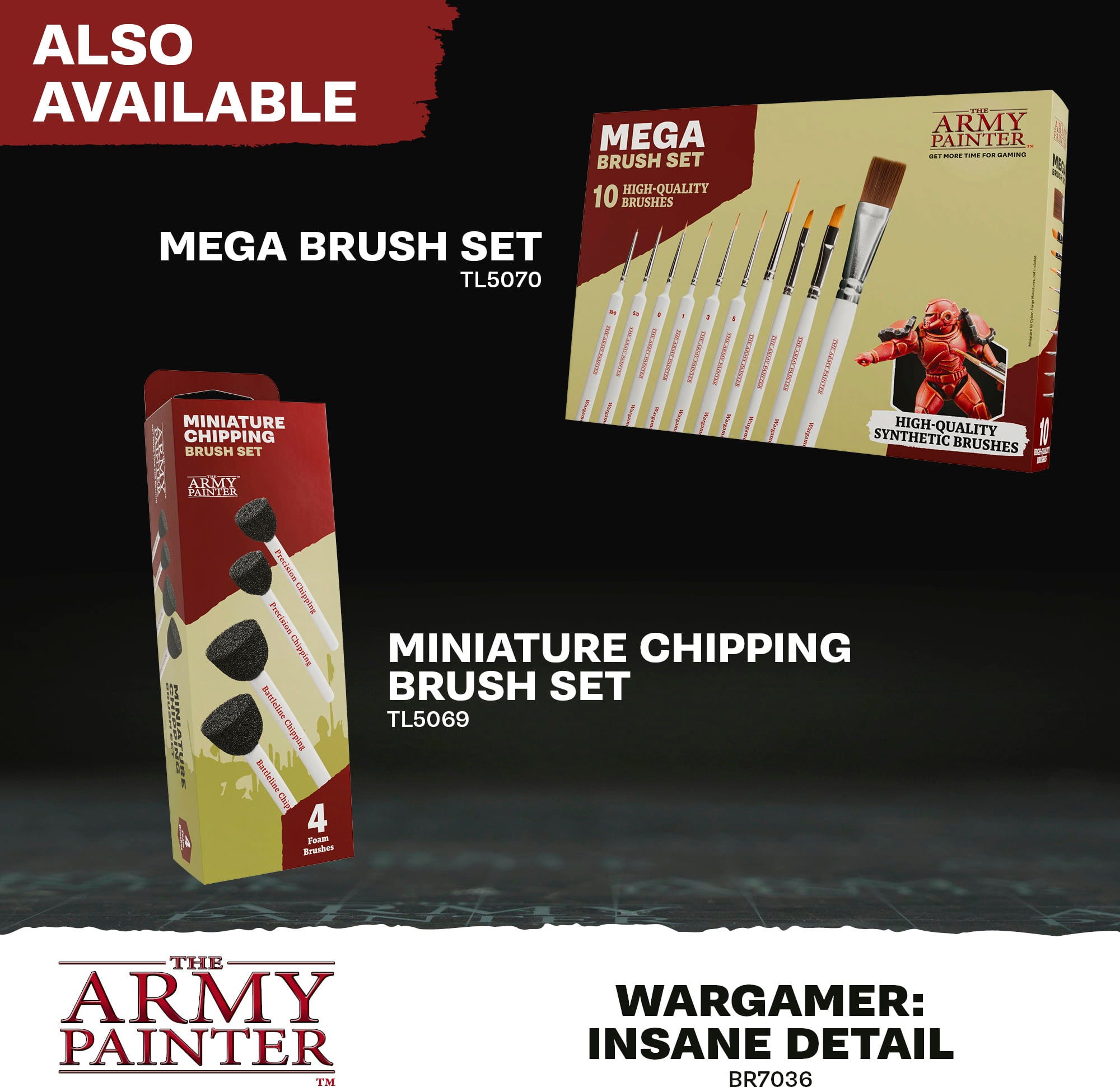 The Army Painter  Wargamer Brush, Monster    Dein Werkzeug für den Sieg auf dem Maltisch