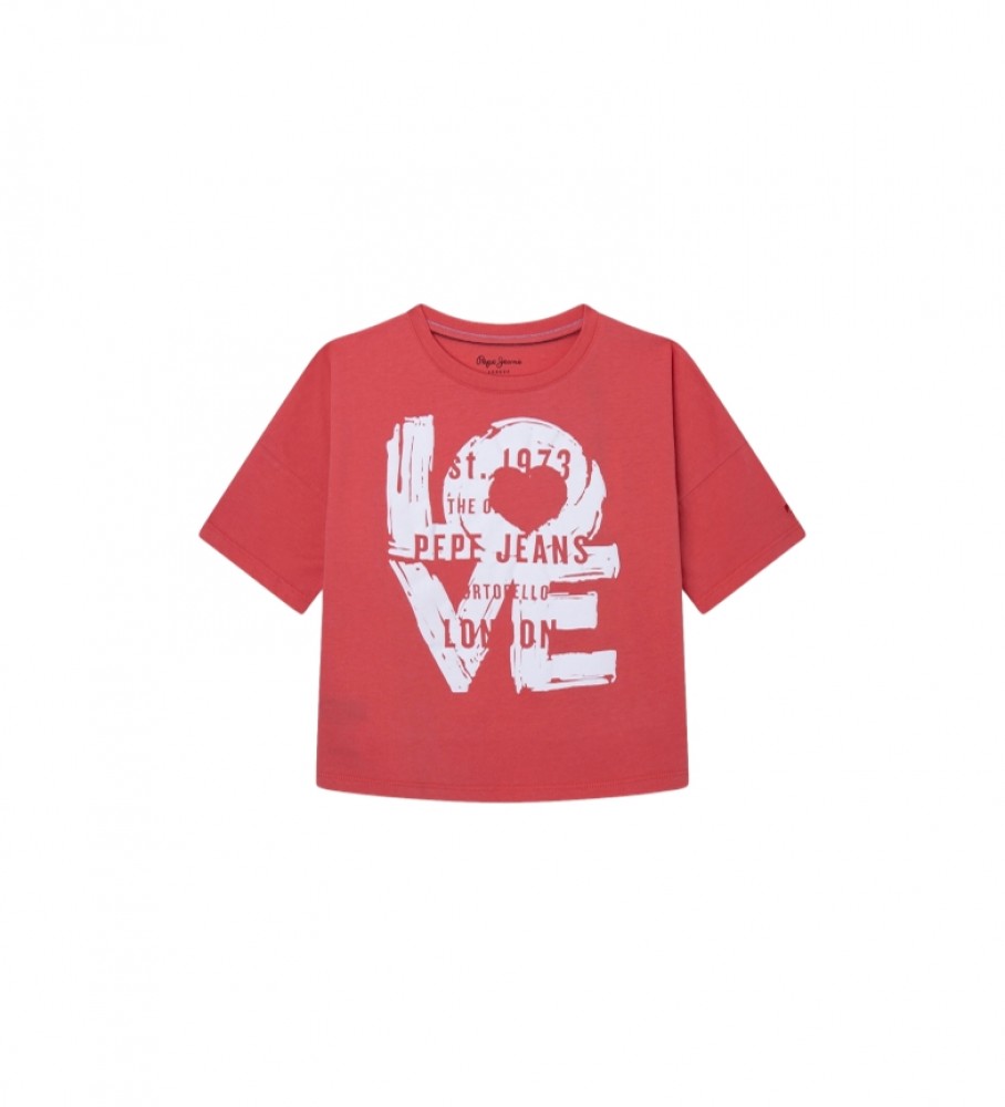 Camiseta vermelha Pepe Jeans Noni