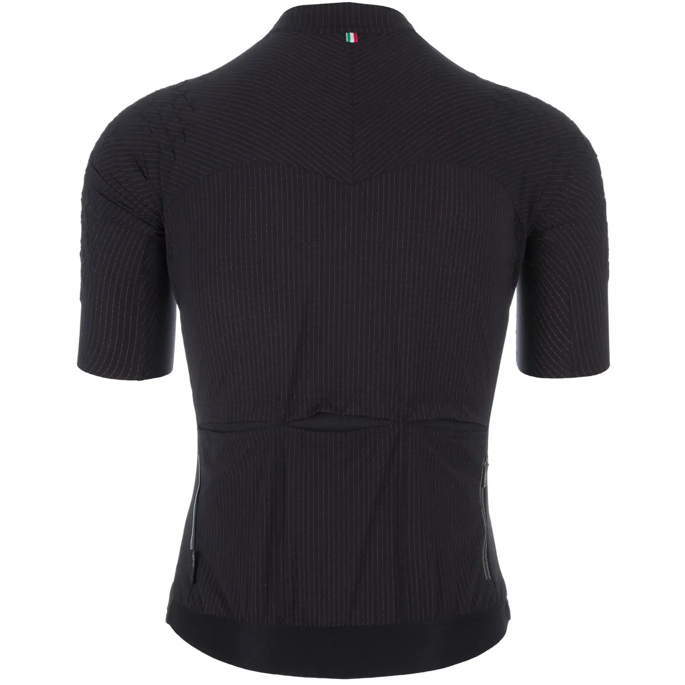Q36.5 Grid Skin Fietsshirt Korte Mouwen Zwart Heren