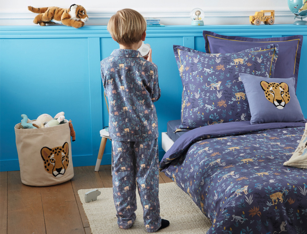 Pyjama long enfant-Savane animée