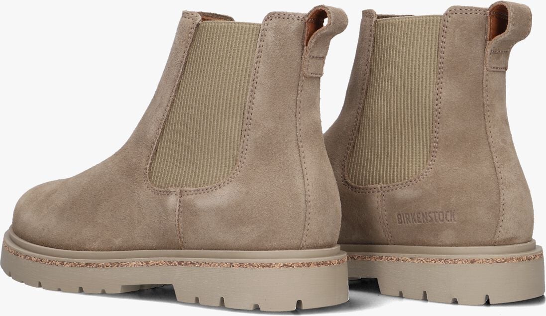 taupe birkenstock chelsea boots highwood slip on mid w