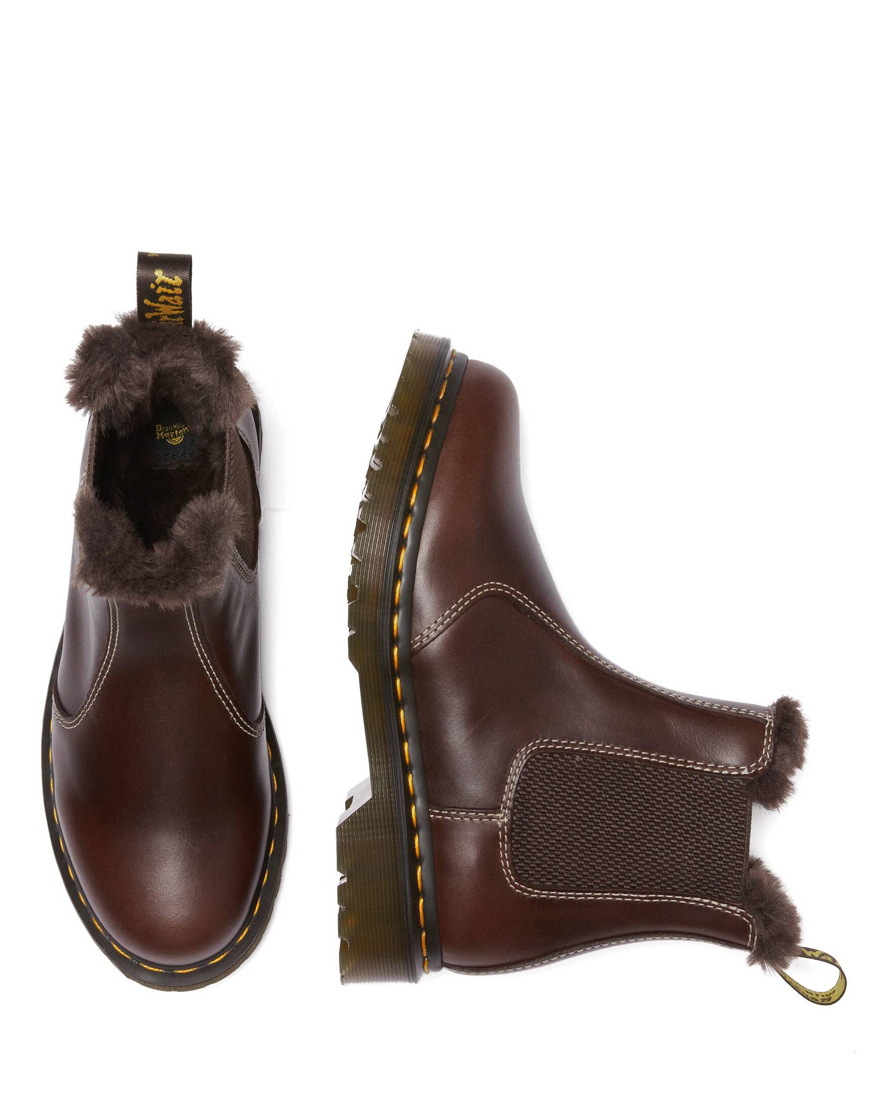 Dr. Martens| Damen Chelsea Boots LEONORE FUR LINED