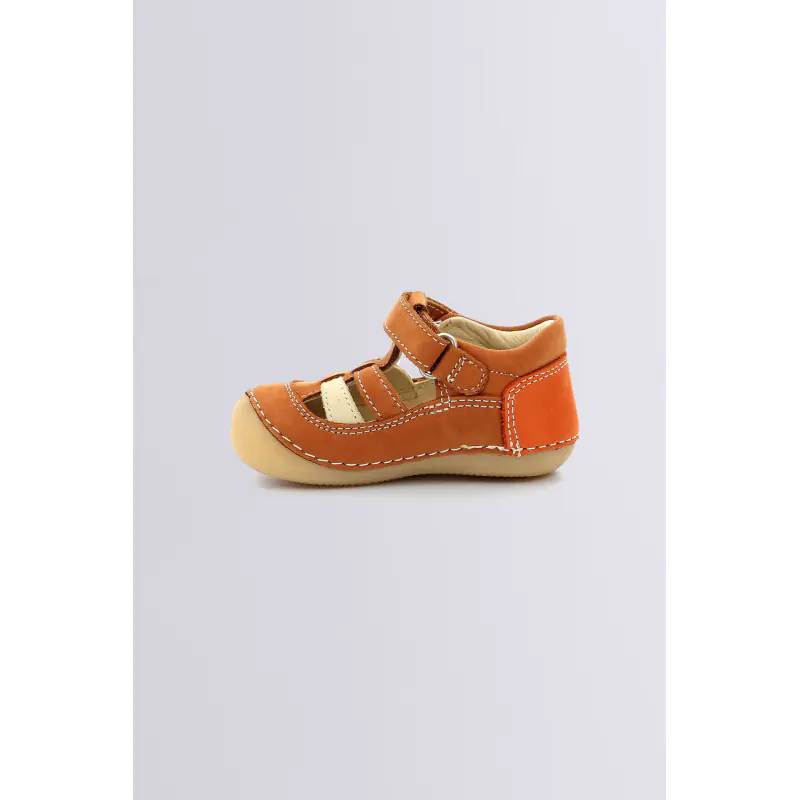 Sushy Camel orange SALOMÉS Cuir Garçon