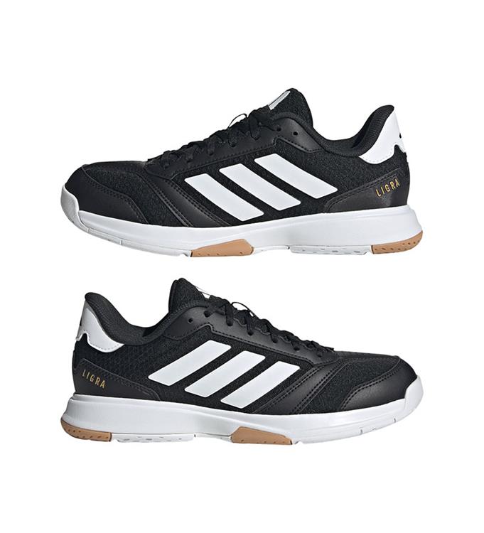 adidas Women Ligra 8 Indoor Schoenen CBLACK-FTWWHT-FTWWHT