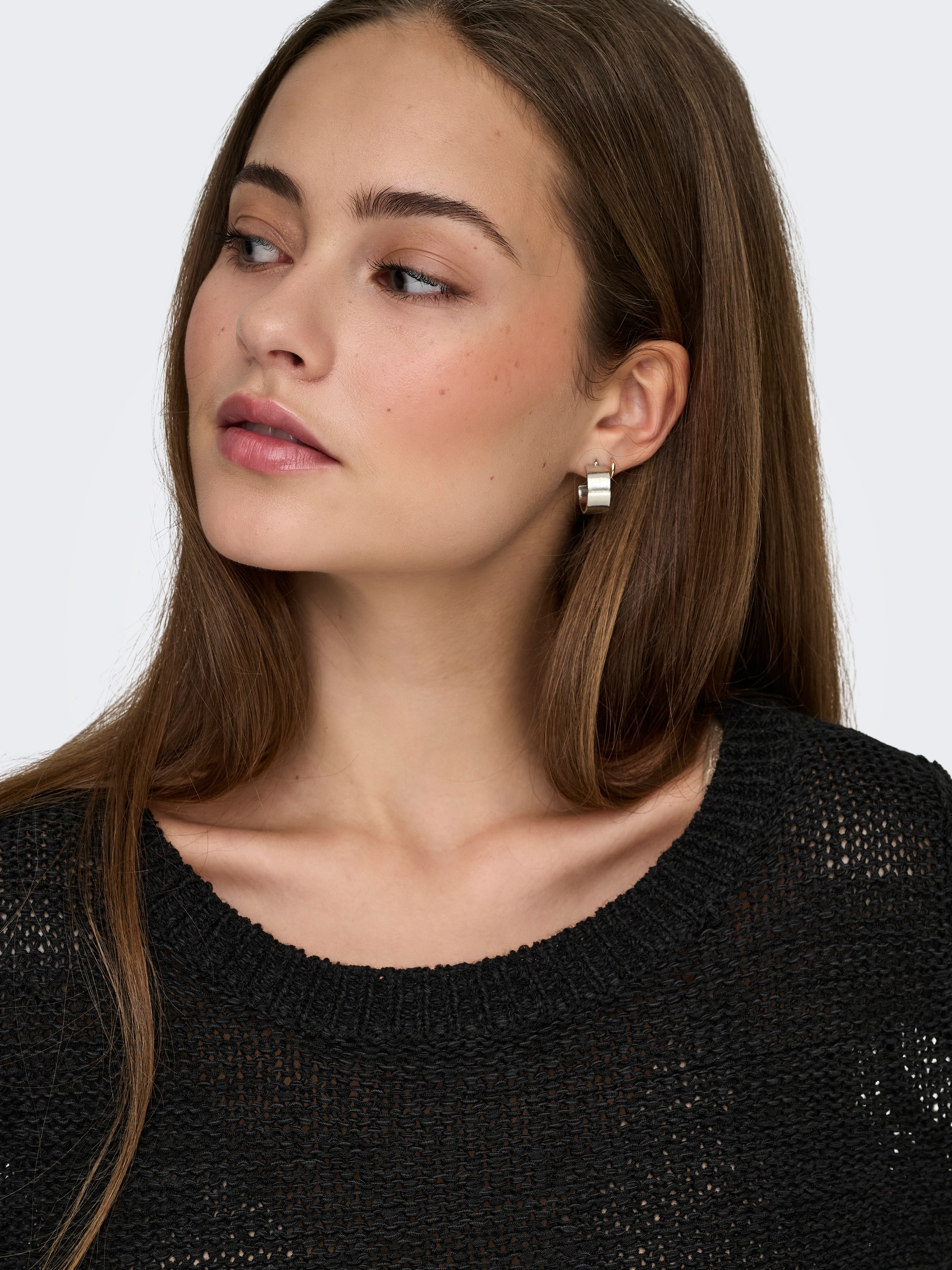 ONLY Strickpullover »ONLGEENA XO L/S PULLOVER KNT NOOS«, mit Rundhalsausschnitt