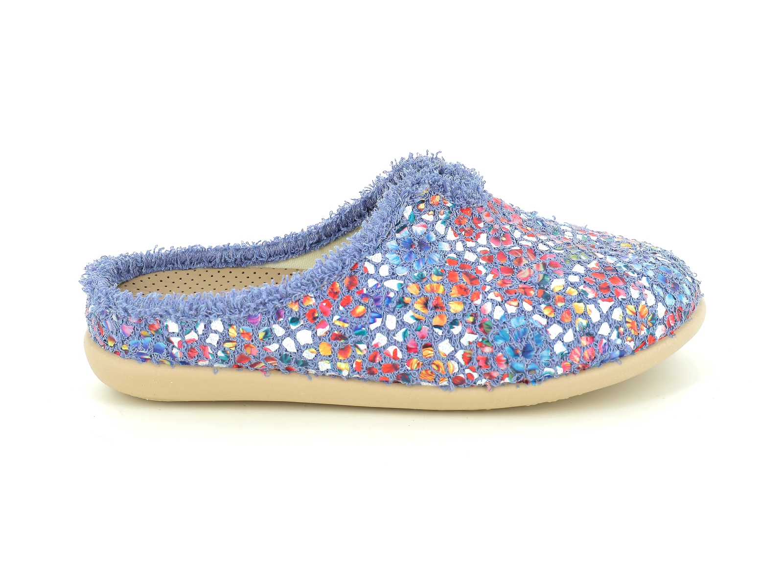 R brand-33385 Textile Multi Bleu