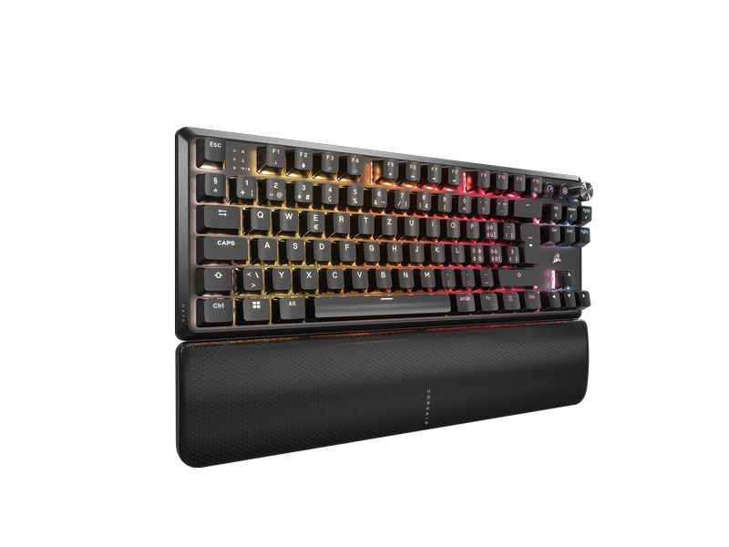 Corsair Gaming-Tastatur K70 Core TKL Wireless-Gaming-Tastatur mit RGB Beleuchtung