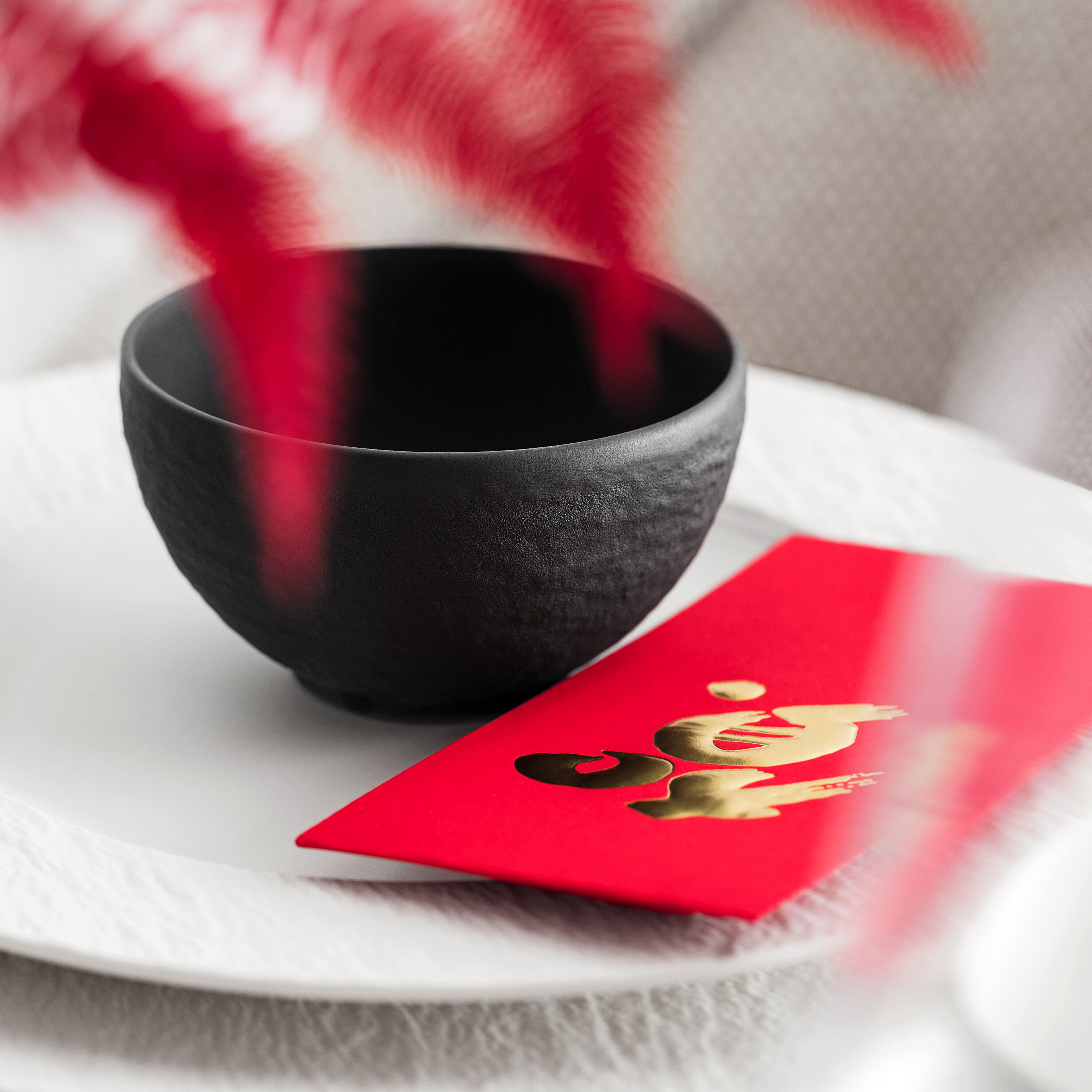 Manufacture Bowl Black, 6.8 oz, Premium Porcelain