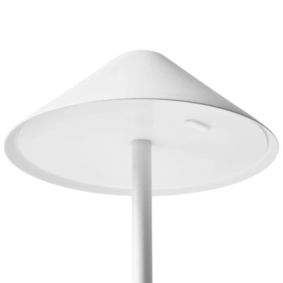 FRANCOLI - Tafellamp - Wit- Aluminium