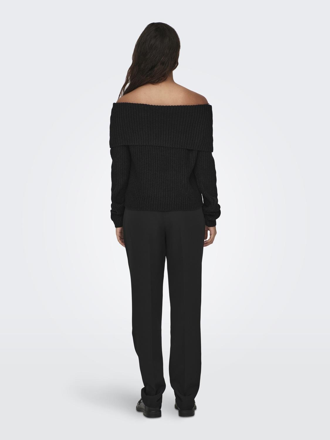 JDYJUSTY Strickpullover Black