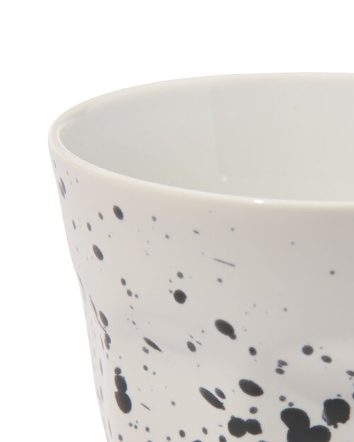 mug - 250 ml - Mirabeau mat - blanc éclaboussures