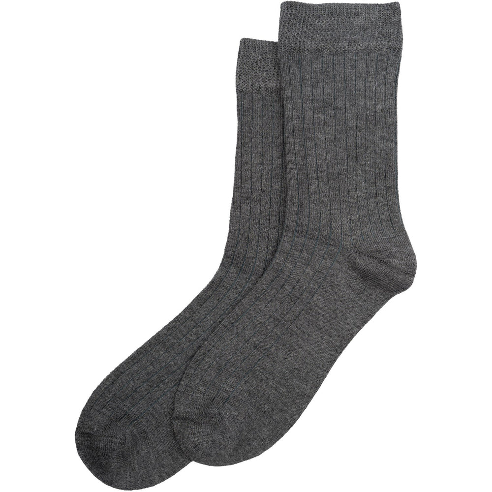 Køb minipop® Dark Gray Melange Bambus Strømper