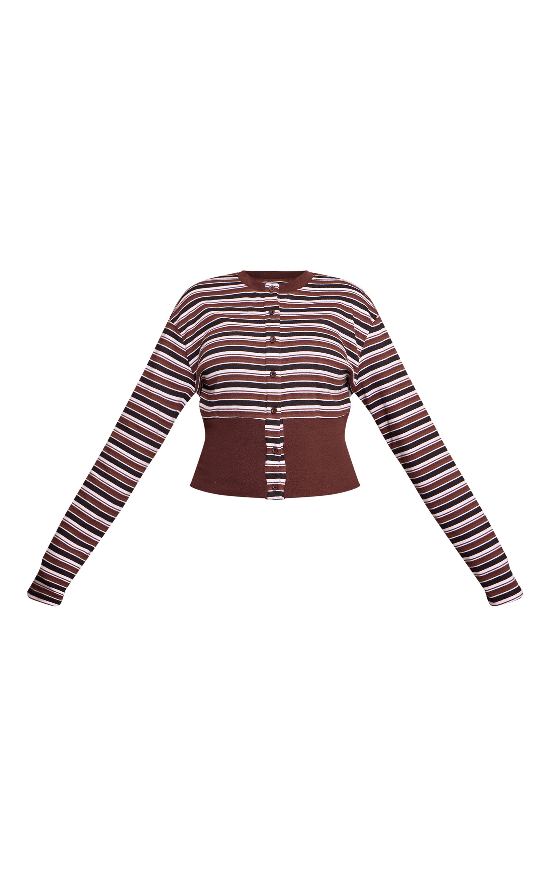 Chocolat Ensemble Haut Ultra Doux Plus Basic Co-ord