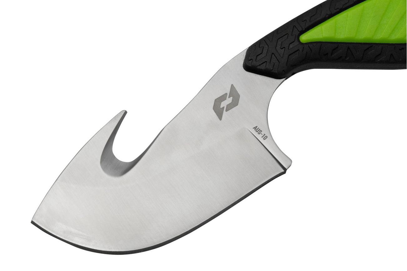 Schrade Isolate Ultimate 1159330, Aus-10, Satin, jachtmes kydex schede