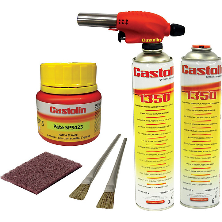 Kit de soudage chalumeau 1350 + SP5423 Castolin