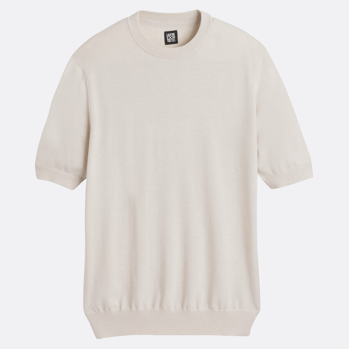 COLEÇÕES LA REDOUTE<br>T-shirt em tricot met ronde hals