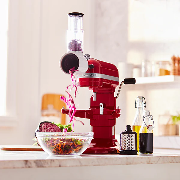 Tranchoir et râpes cylindre 5KSMVSA pour robot Artisan Kitchenaid