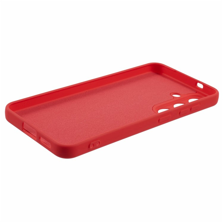 Samsung Galaxy S25 Gummi Case Hülle mit Kameraschutz - Rot (Matt)