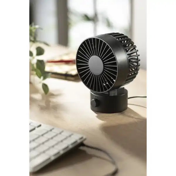 USB-Tischventilator, schwarz