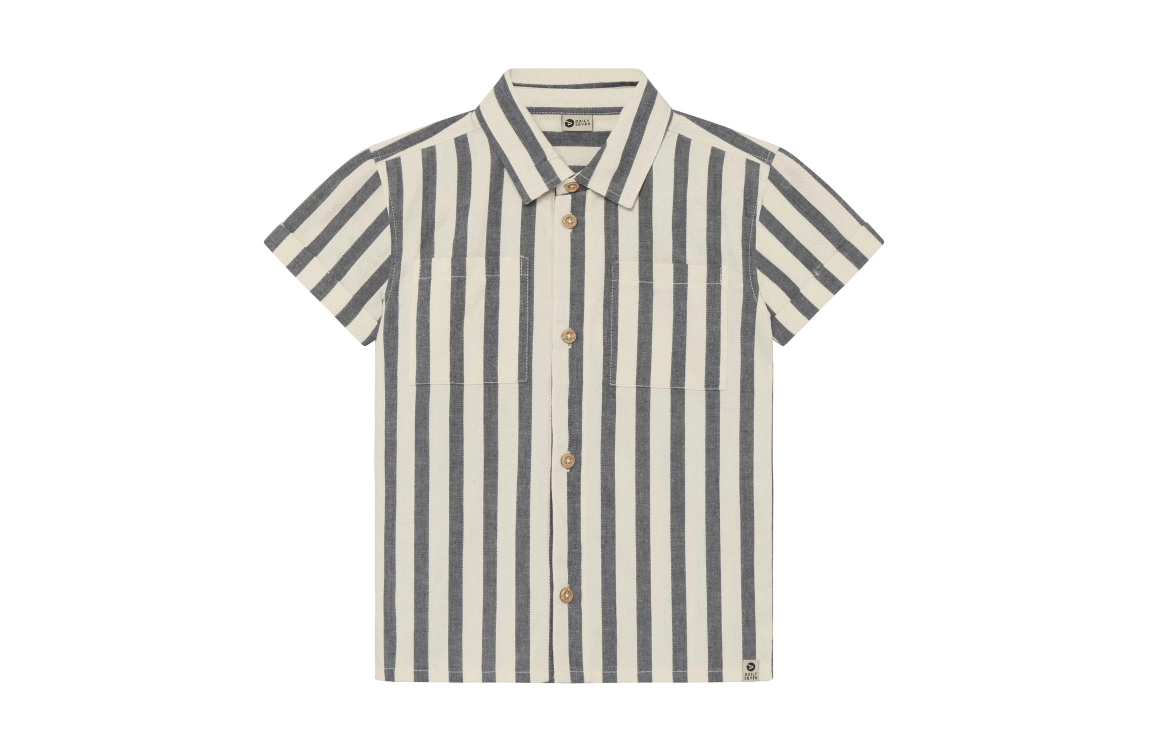 Daily7 Daily7 shirt stripe cotton thunderstorm