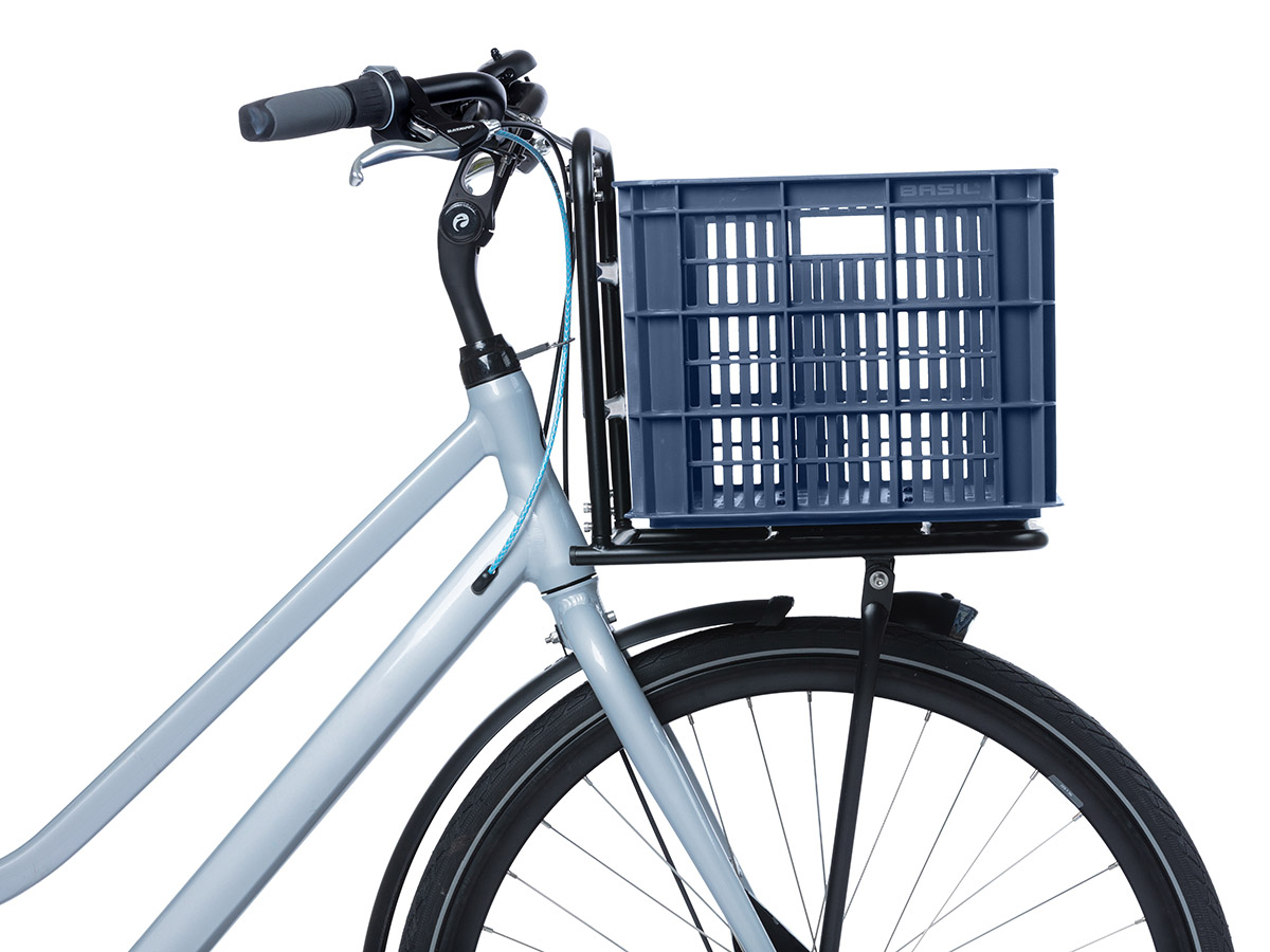 Basil L fietskrat - Blue Stone
