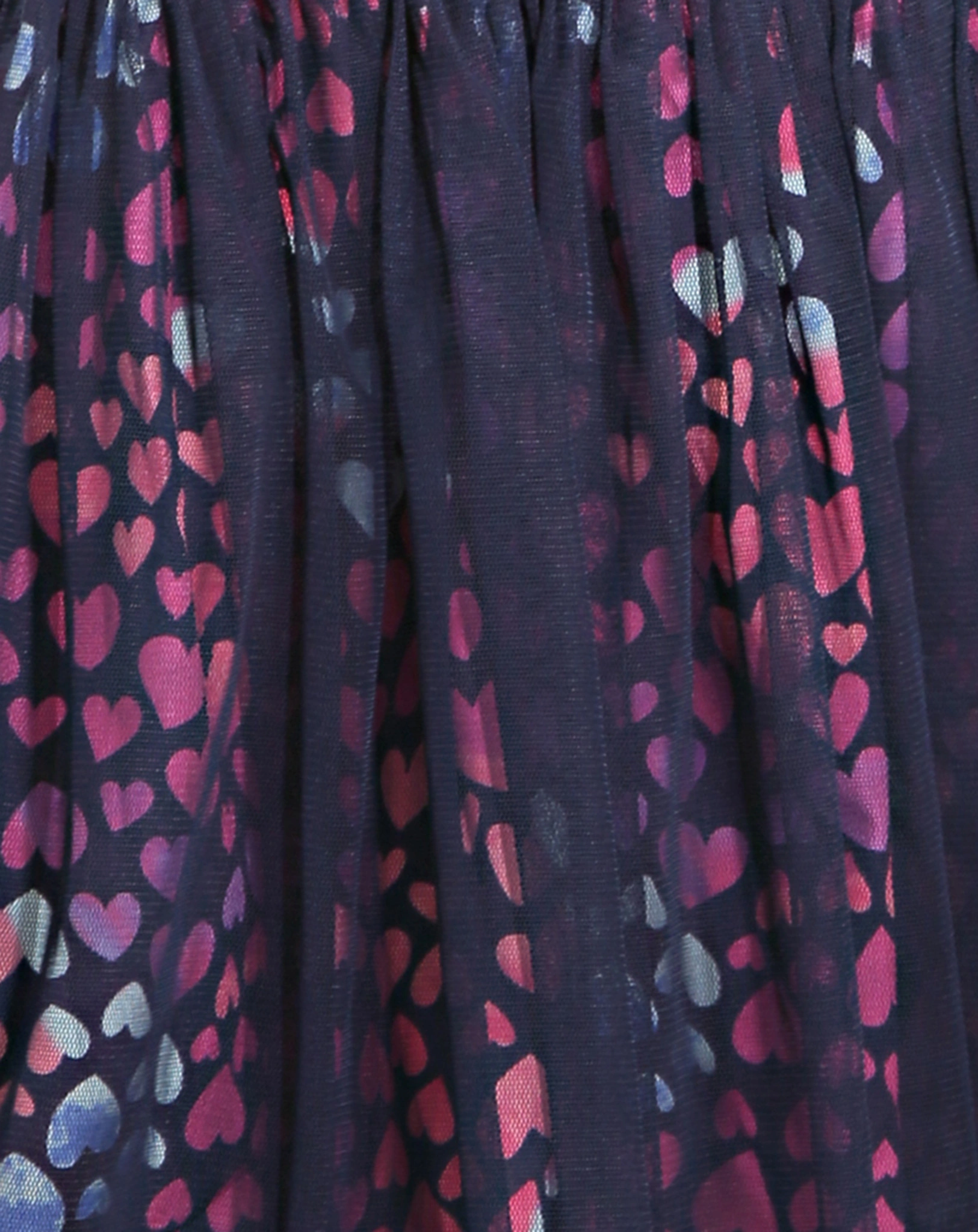 Tüll-Rock COLOR HEARTS in navy