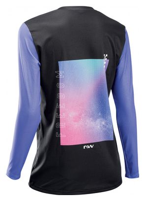 Maillot Manches Longues Northwave Femme Freedom AM Violet/Fuchsia