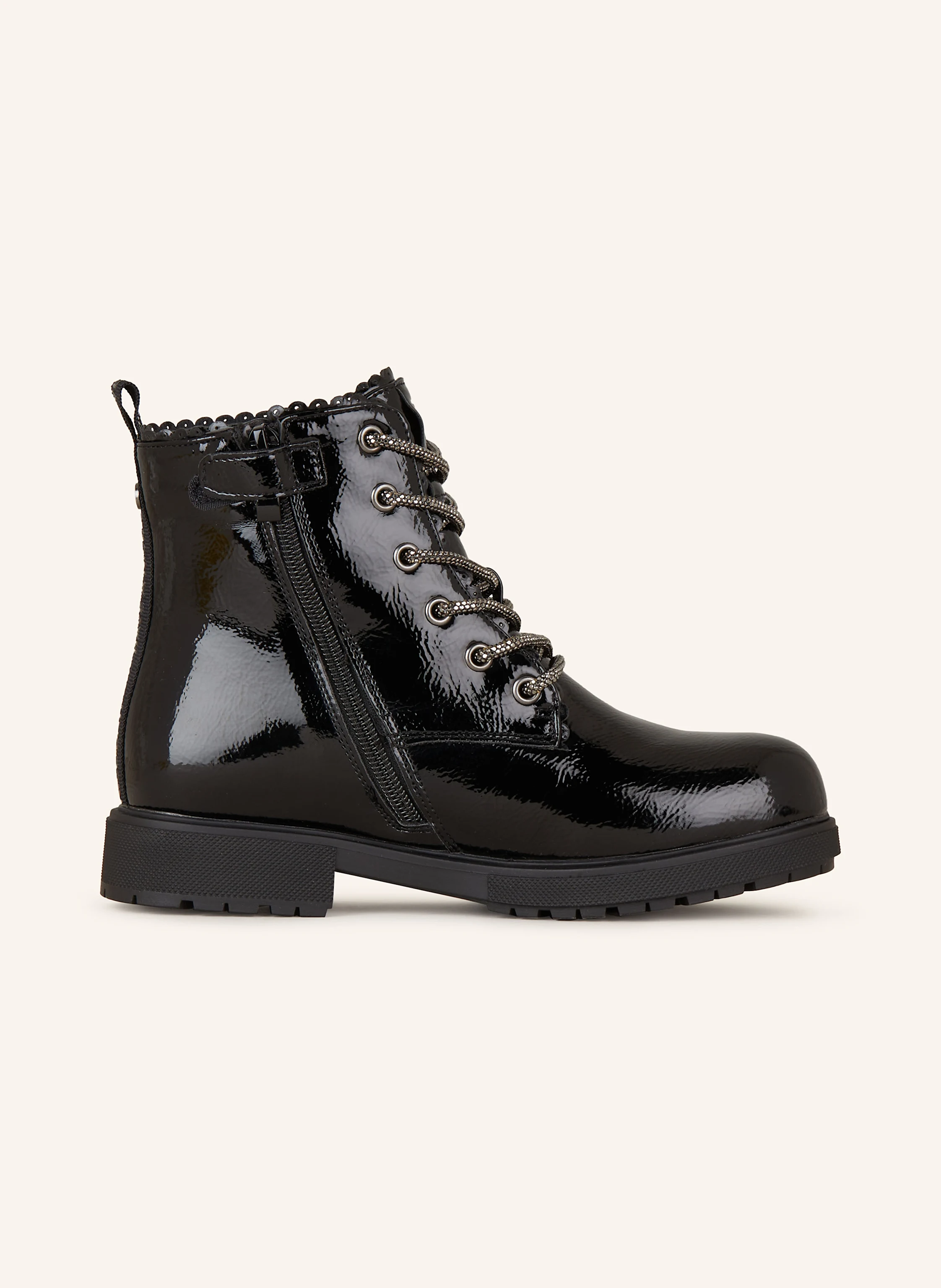 GIOSEPPO Schnürboots mit Schmucksteinen