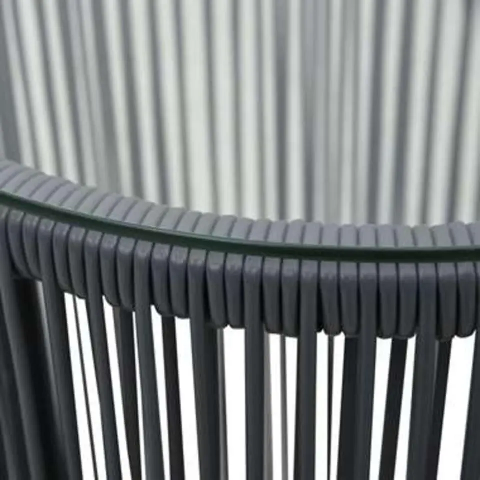 vidaXL - Tuinset - Grijs - Polyetheen