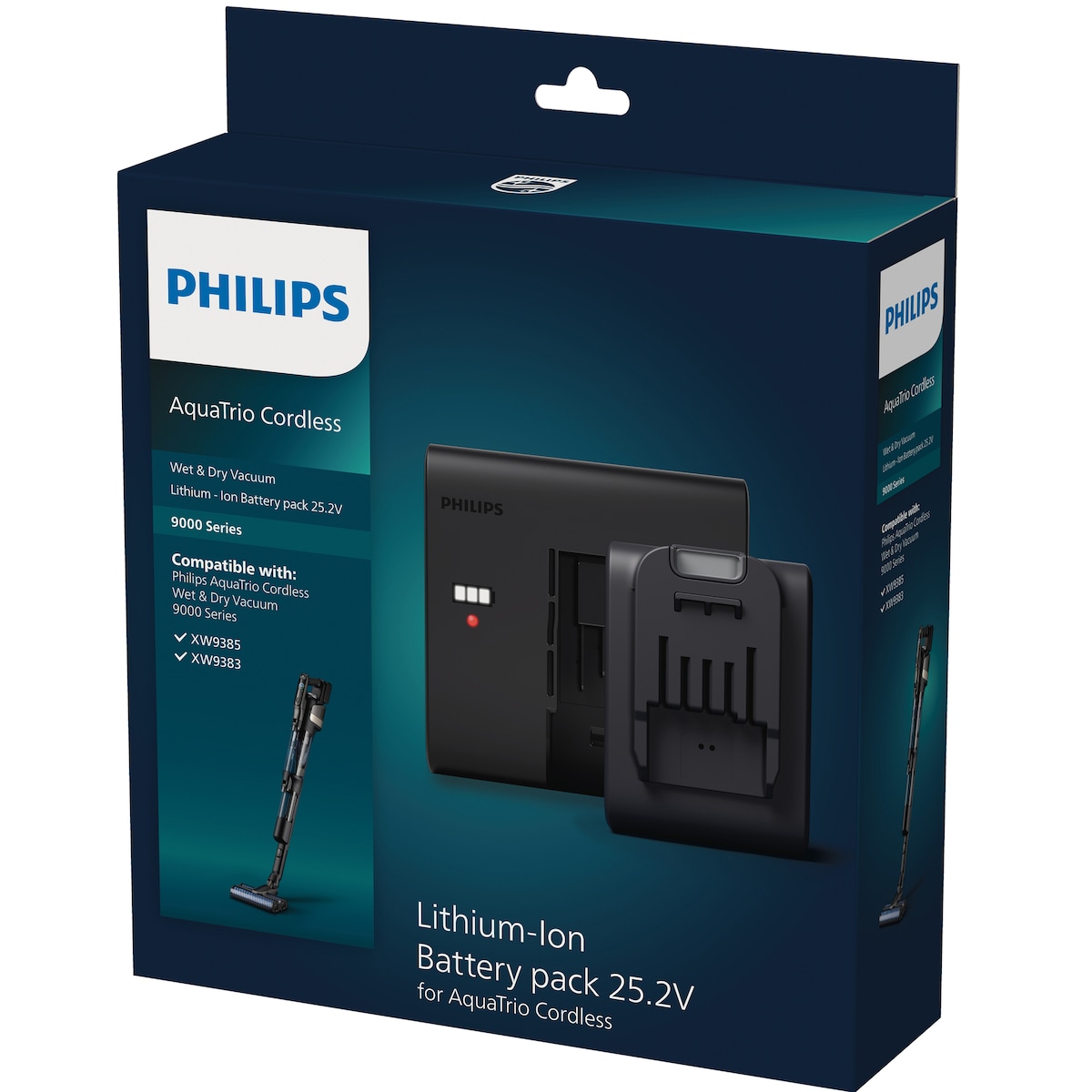 Philips AquaTrio batteri+lader XV1797/01