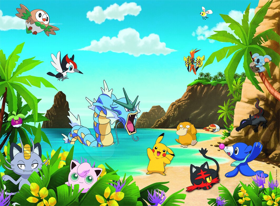 Pokémon Puslespil - Catch Em All - 200 Xxl Brikker - Ravensburger