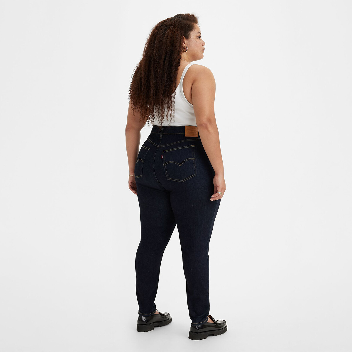 Calça Jeans Levi's Plus 721 Skinny de Cintura Alta, Levi's Plus