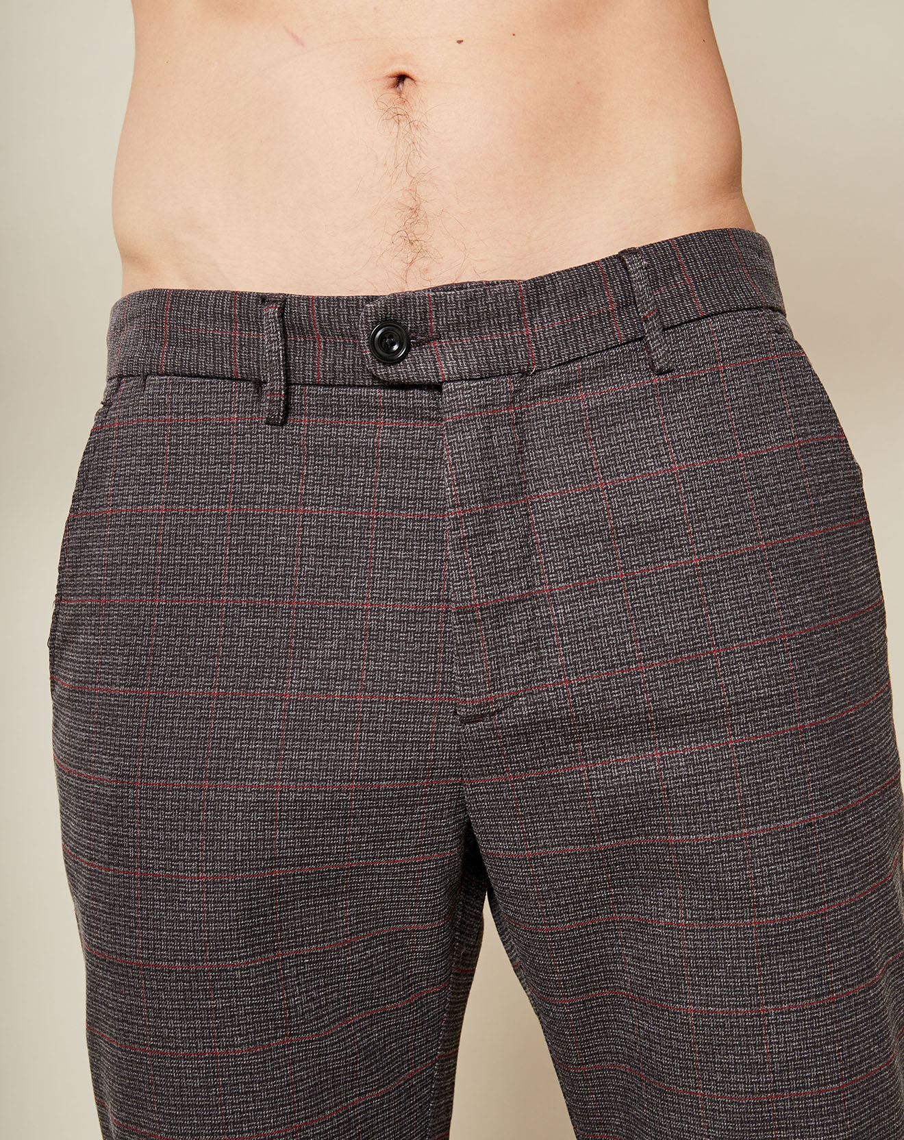 Hartford Pantalon Tobby carreaux charbon