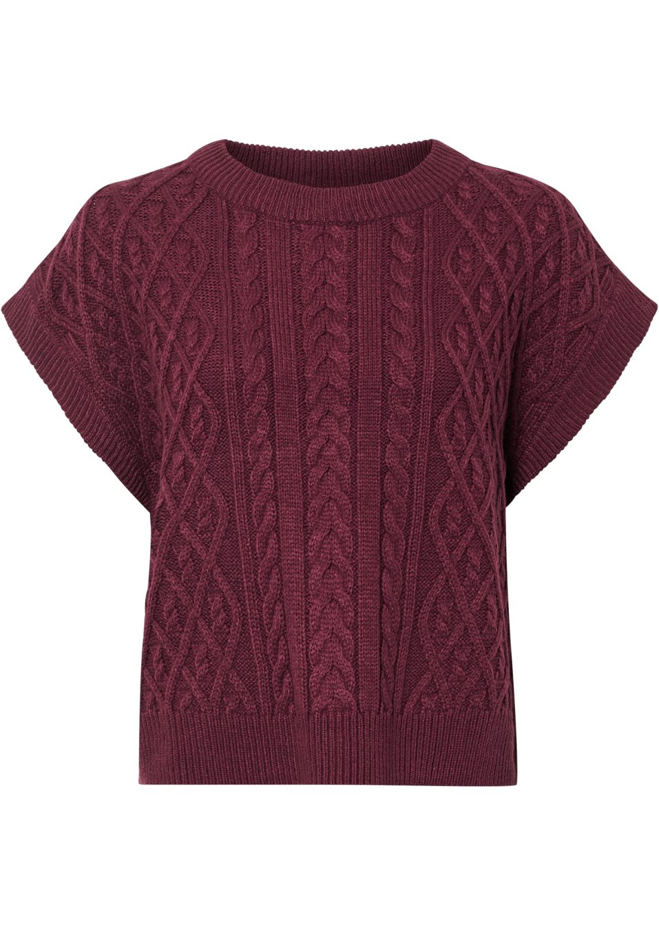 Pull boxy sans manches