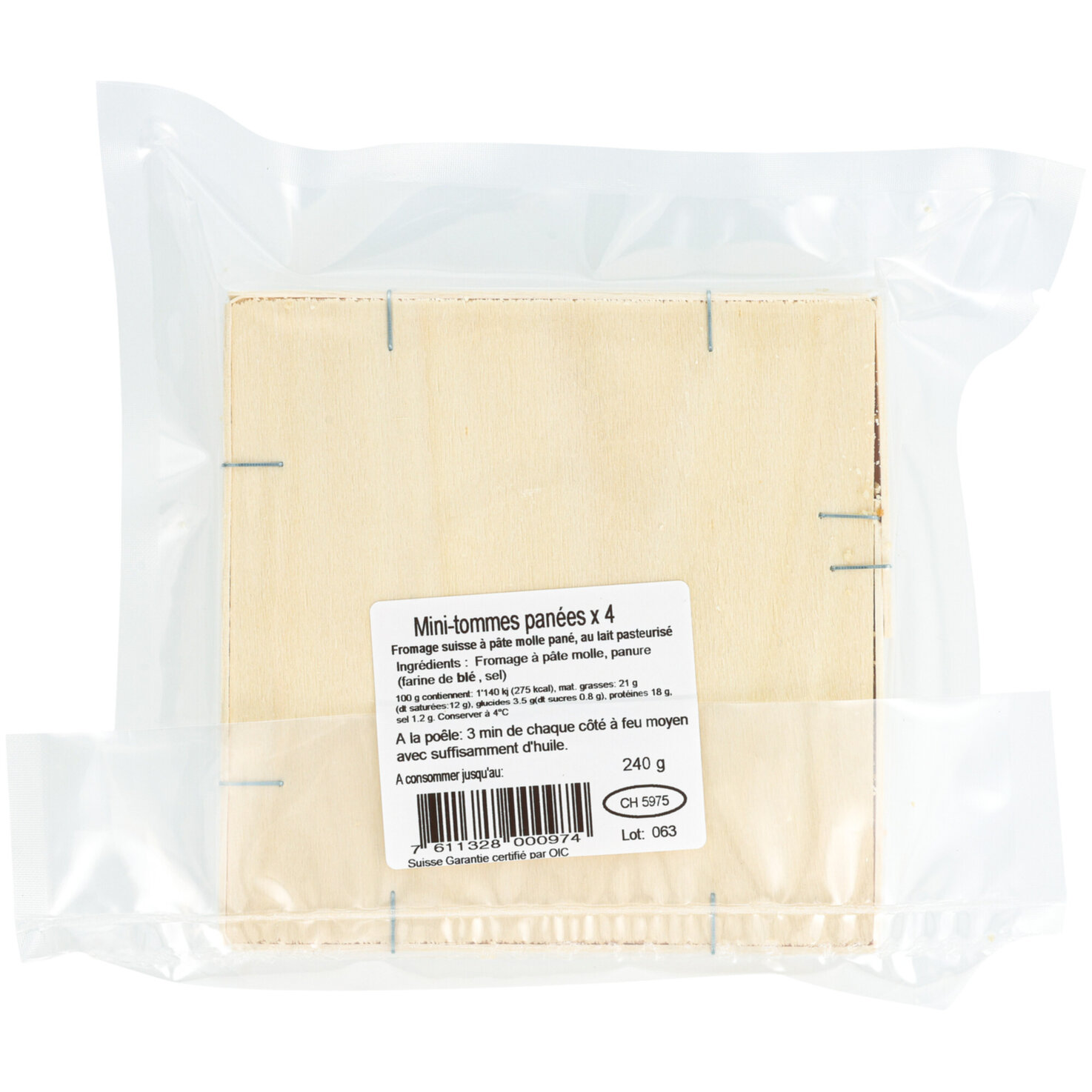 Bory Mini-Tommes paniert 4x65g